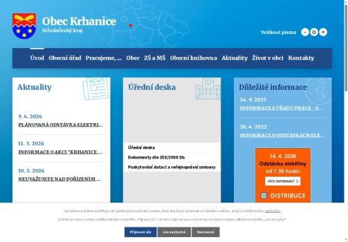 Zobrazit webové stránky Obecní úřad Krhanice