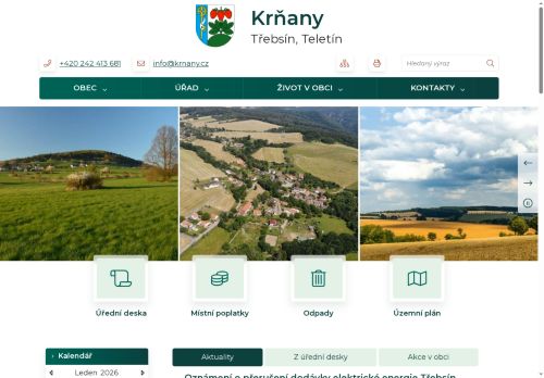 Zobrazit webové stránky Obecní úřad Krňany