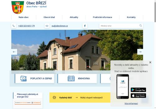 Zobrazit webové stránky Obecní úřad Březí