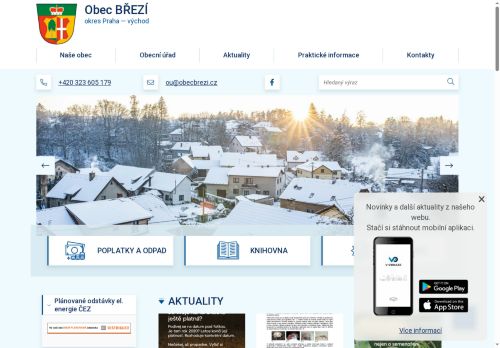 Zobrazit webové stránky Obecní úřad Březí