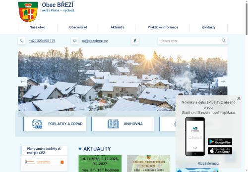 Zobrazit webové stránky Obecní úřad Březí