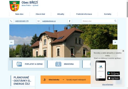 Zobrazit webové stránky Obecní úřad Březí