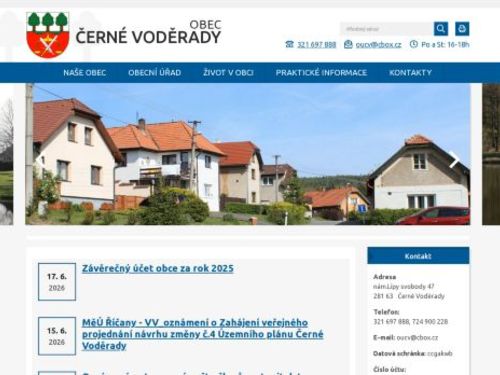 Obecní úřad Černé Voděrady