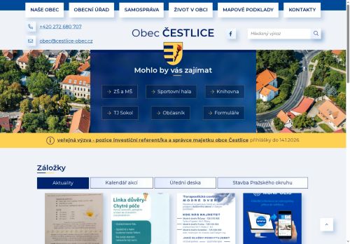Zobrazit webové stránky Obecní úřad Čestlice