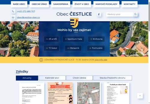 Zobrazit webové stránky Obecní úřad Čestlice