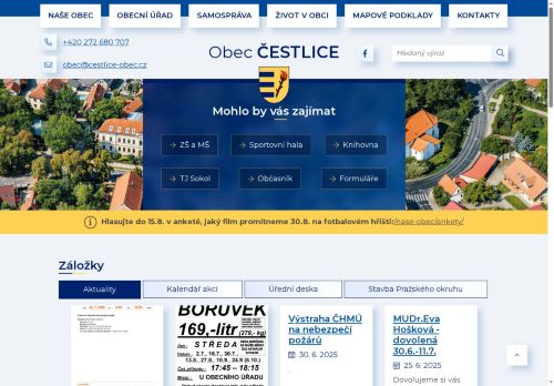 Zobrazit webové stránky Obecní úřad Čestlice