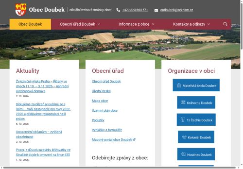 Zobrazit webové stránky Obecní úřad Doubek