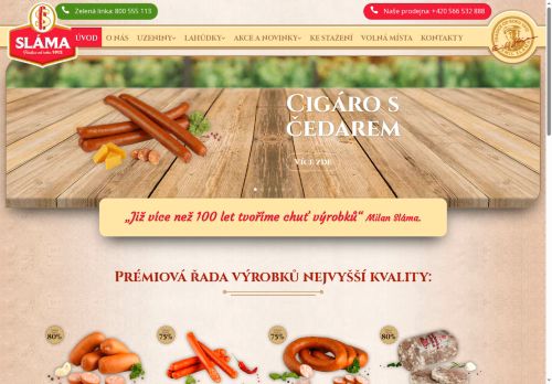 Uzenářství a lahůdky Sláma s.r.o. nabízí práci na pozici Pracovník na lahůdkárnu - expedice (m/ž) v obci Velká Bíteš