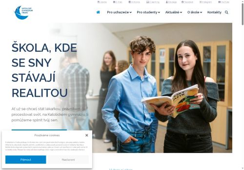 Zobrazit webové stránky Katolické gymnázium Třebíč