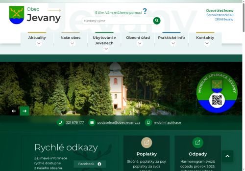 Zobrazit webové stránky Obecní úřad Jevany