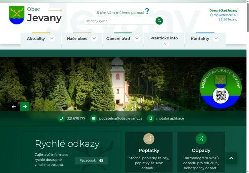 Zobrazit webové stránky Obecní úřad Jevany