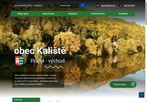 Zobrazit webové stránky Obecní úřad Kaliště