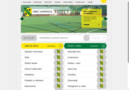 Zobrazit webové stránky Obecní úřad Kamenice