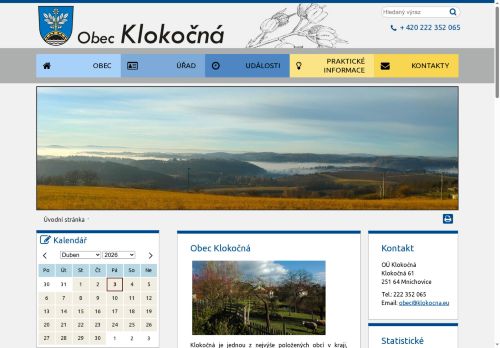 Zobrazit webové stránky Obecní úřad Klokočná