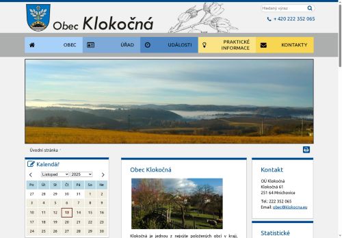 Zobrazit webové stránky Obecní úřad Klokočná
