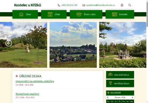 Zobrazit webové stránky Obecní úřad Kostelec u Křížků