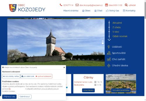 Zobrazit webové stránky Obecní úřad Kozojedy