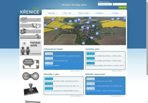 Zobrazit webové stránky Obecní úřad Křenice