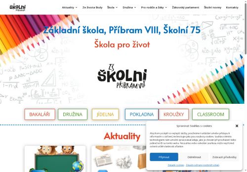 Základní škola, Příbram VIII, Školní 75 nabízí práci na pozici provozní pracovník - uklízeč/ka v obci Příbram