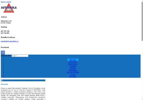 Zobrazit webové stránky Autoškola Aujezdský