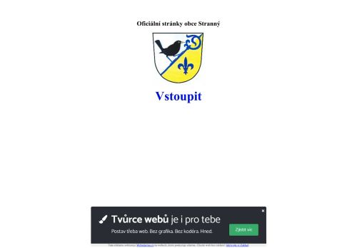 Zobrazit webové stránky Obecní úřad Stranný