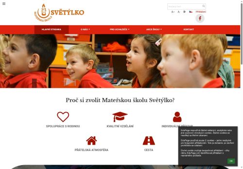 Zobrazit webové stránky Mateřská škola Světýlko - Třebíč