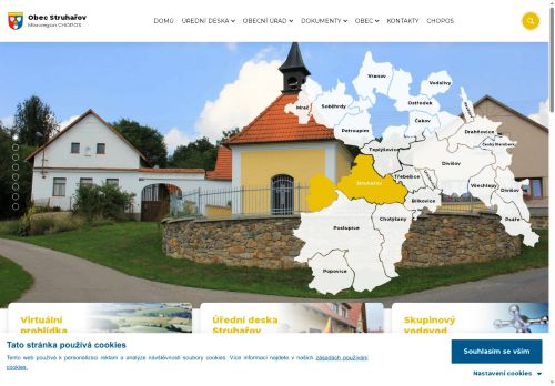 Zobrazit webové stránky Obecní úřad Struhařov