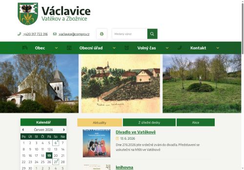 Zobrazit webové stránky Obecní úřad Václavice