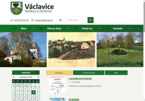 Zobrazit webové stránky Obecní úřad Václavice