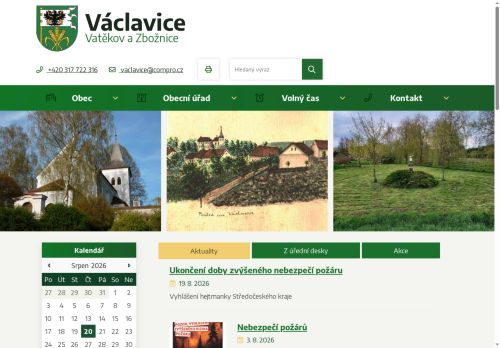 Zobrazit webové stránky Obecní úřad Václavice