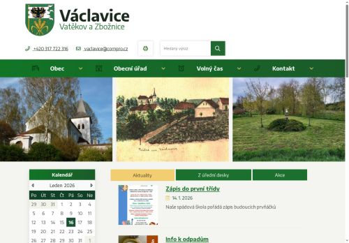 Zobrazit webové stránky Obecní úřad Václavice
