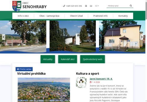 Zobrazit webové stránky Obecní úřad Senohraby