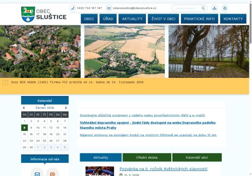 Zobrazit webové stránky Obecní úřad Sluštice