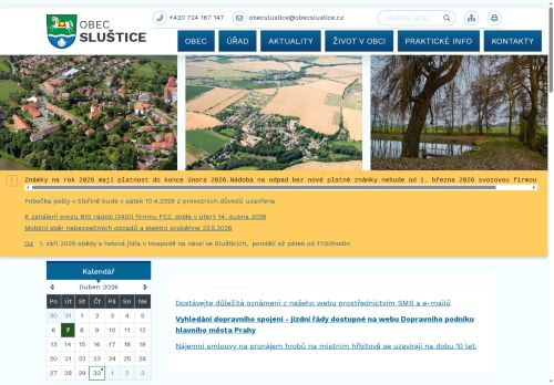 Zobrazit webové stránky Obecní úřad Sluštice