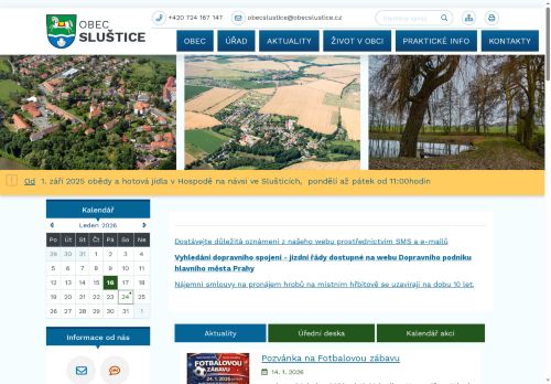 Zobrazit webové stránky Obecní úřad Sluštice