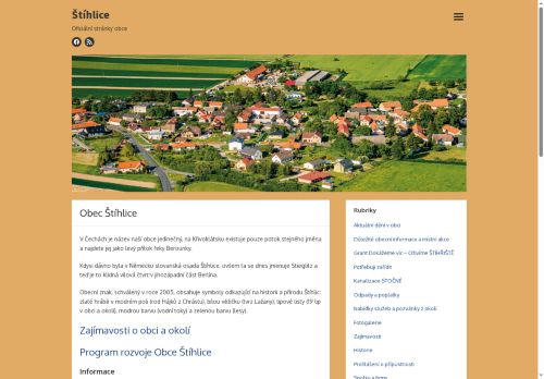 Zobrazit webové stránky Obecní úřad Štíhlice
