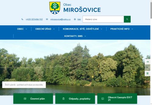 Zobrazit webové stránky Obecní úřad Mirošovice
