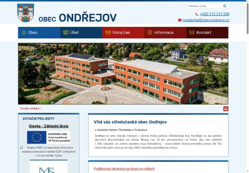 Zobrazit webové stránky Obecní úřad Ondřejov