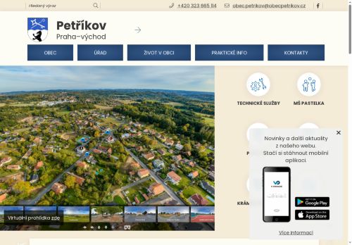 Zobrazit webové stránky Obecní úřad Petříkov