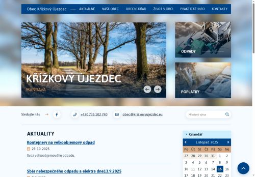 Zobrazit webové stránky Obecní úřad Křížkový Újezdec