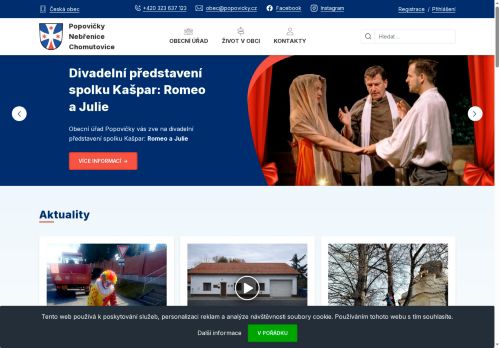 Zobrazit webové stránky Obecní úřad Popovičky