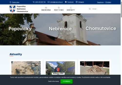 Zobrazit webové stránky Obecní úřad Popovičky