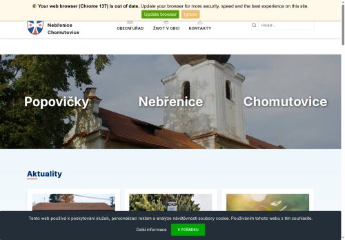 Zobrazit webové stránky Obecní úřad Popovičky