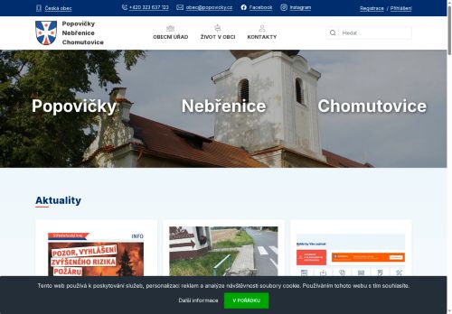 Zobrazit webové stránky Obecní úřad Popovičky