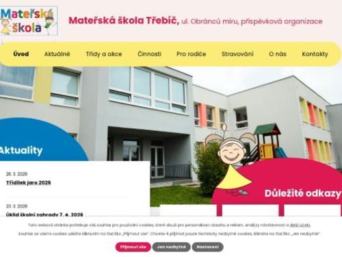 Mateřská škola Třebíč, ul. Obránců míru