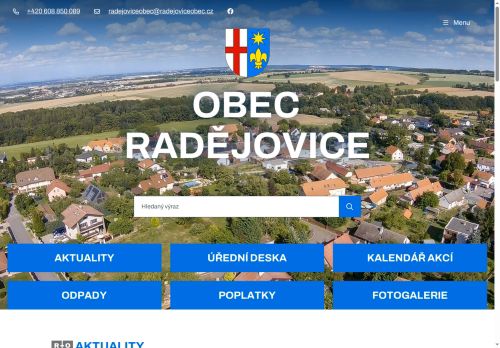 Zobrazit webové stránky Obecní úřad Radějovice