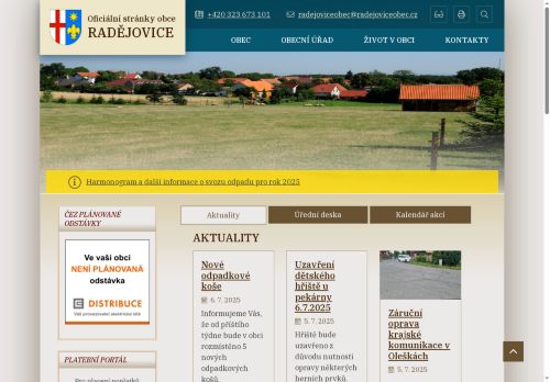 Zobrazit webové stránky Obecní úřad Radějovice