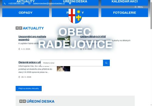 Zobrazit webové stránky Obecní úřad Radějovice