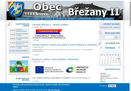 Zobrazit webové stránky Obecní úřad Břežany II