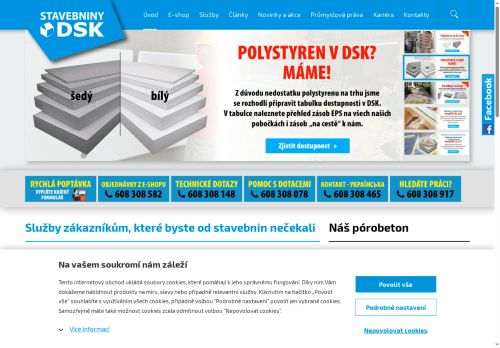 DSK stavebniny s.r.o. nabízí práci na pozici Specialista prodeje v obci Mnichovo Hradiště